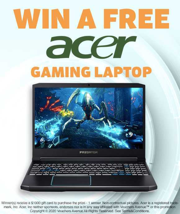 Win a Free Acer Gaming Laptop