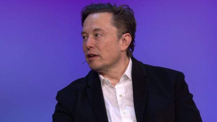 Elon Musk at the TED2022 conference